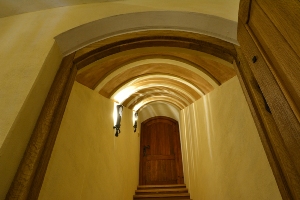 nasvícené vstupní schodiště